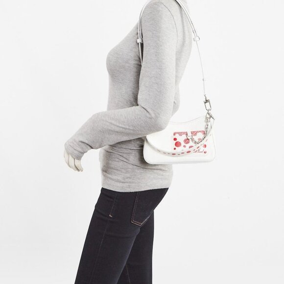 Louis Vuitton x YK White/Red Epi Painted Dots Leather Marellini Bag - Picture 3 of 12